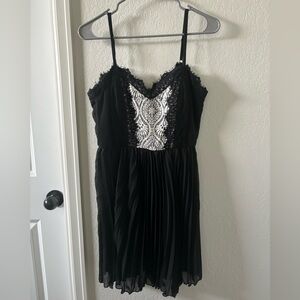 Black Lace Mini Dress